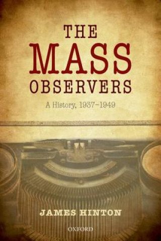 Libro Mass Observers James Hinton