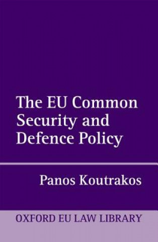 Carte EU Common Security and Defence Policy Panos Koutrakos
