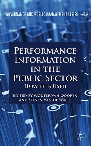 Kniha Performance Information in the Public Sector Dooren Van