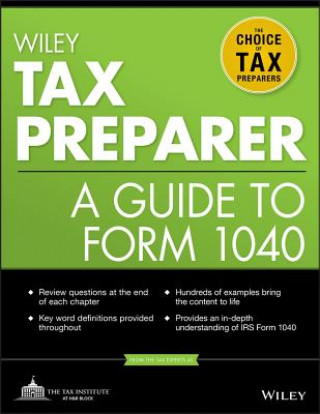 Carte Wiley Tax Preparer - A Guide to Form 1040 The Tax Institute at H&R Block