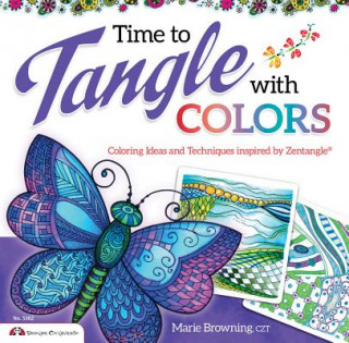 Carte Time to Tangle with Colors Marie Browning