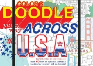 Book Colour & Doodle Your Way Across the USA John Woodcock