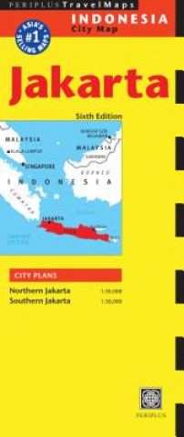 Kniha Jakarta Travel Map Fifth Edition 