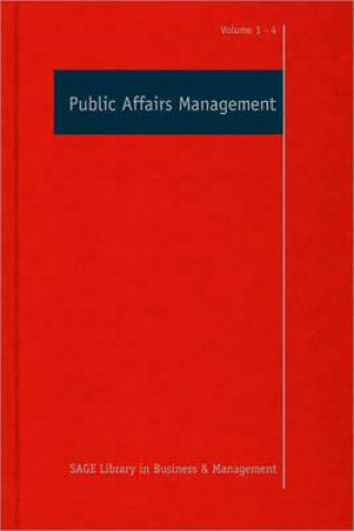 Kniha Public Affairs Management Harold Pashler