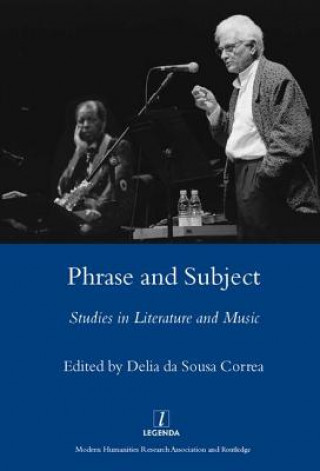 Kniha Phrase and Subject Delia da Sousa Correa