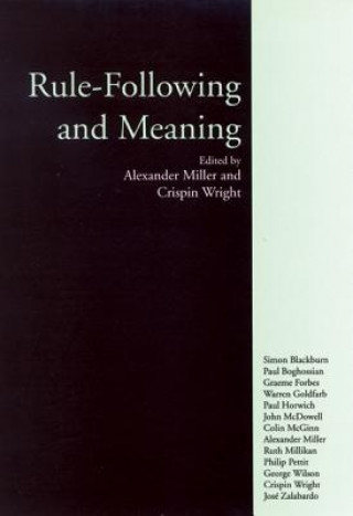 Libro Rule-Following and Meaning Alexander Miller