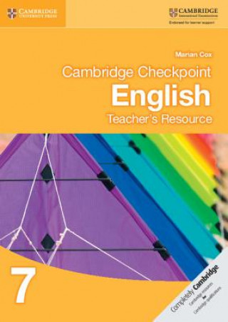 Digital Cambridge Checkpoint English Teacher's Resource 7 Marian Cox