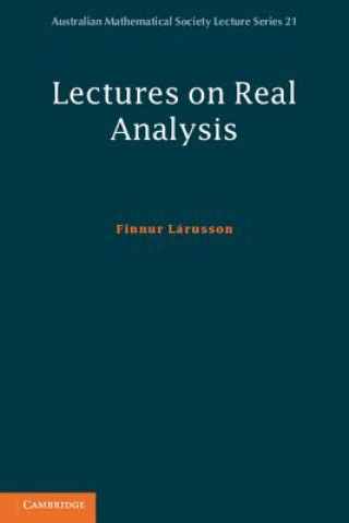 Kniha Lectures on Real Analysis Finnur Lárusson