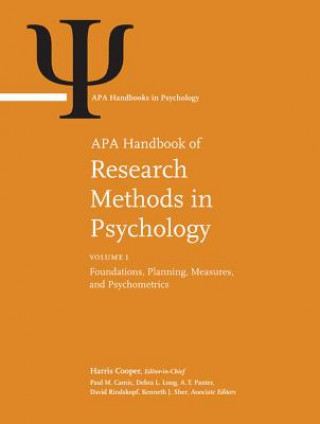 Книга APA Handbook of Research Methods in Psychology Harris Cooper