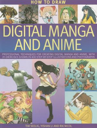 Könyv How to Draw Digital Manga and Anime Tim Seelig