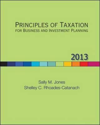 Kniha Principles of Taxation for Business and Investment Planning Sally Jones