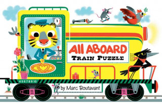 Joc / Jucărie All Aboard Train Puzzle Marc Boutavant
