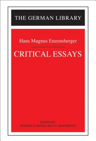 Könyv Critical Essays: Hans Magnus Enzensberger Hans Enzensberger