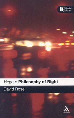 Könyv Hegel's 'Philosophy of Right' David Rose