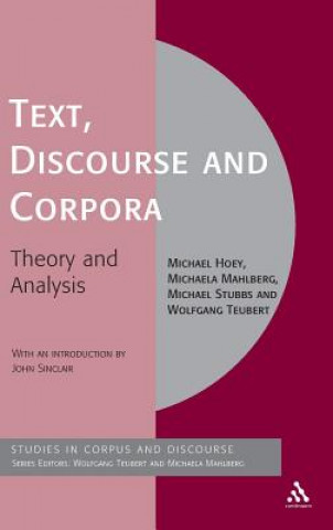 Kniha Text, Discourse and Corpora Michael Hoey