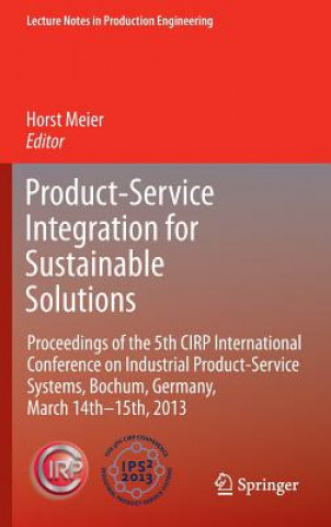 Livre Product-Service Integration for Sustainable Solutions Horst Meier