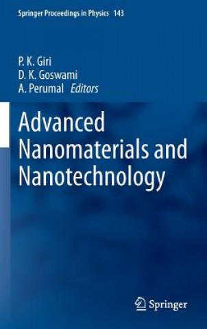 Könyv Advanced Nanomaterials and Nanotechnology PK Giri