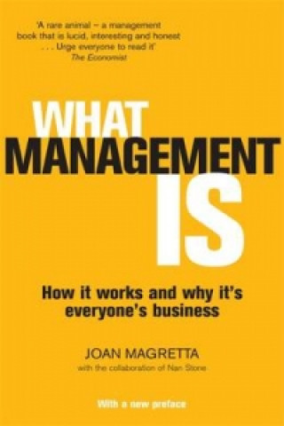 Kniha What Management Is Joan Magretta