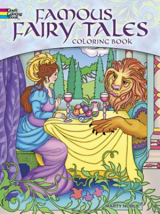 Kniha Famous Fairy Tales Coloring Book Marty Noble