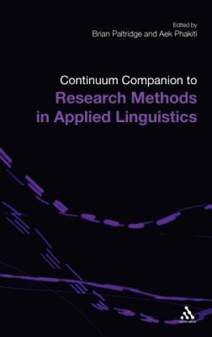 Kniha Continuum Companion to Research Methods in Applied Linguistics Brian Paltridge