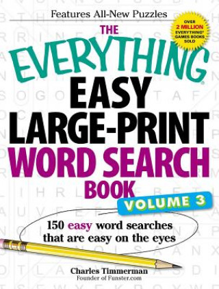 Knjiga Everything Easy Large-Print Word Search Book, Volume III Charles Timmerman