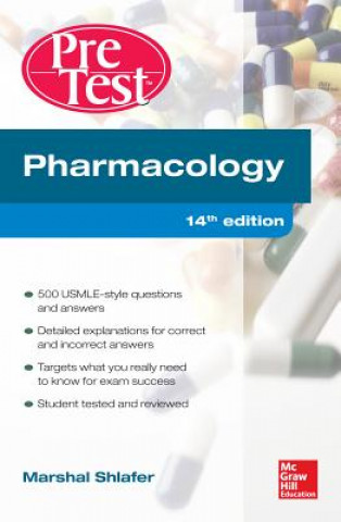 Kniha Pharmacology PreTest Self-Assessment and Review 14/E Marshal Shlafer