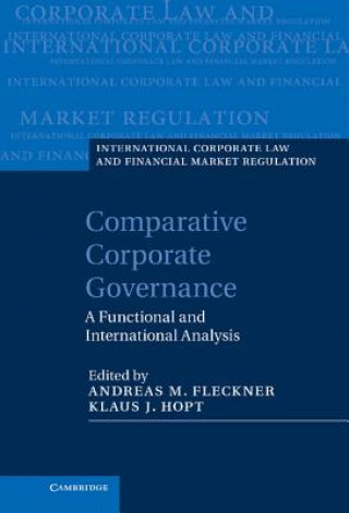 Buch Comparative Corporate Governance Andreas M Fleckner