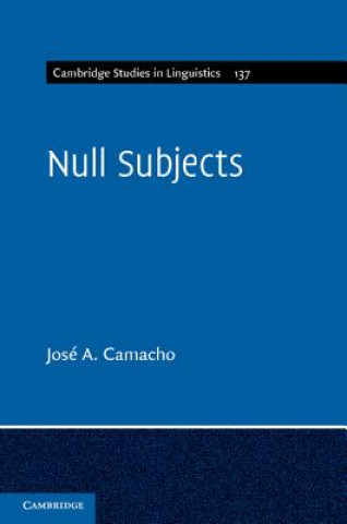 Carte Null Subjects Jose Camacho