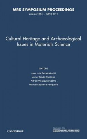 Kniha Cultural Heritage and Archaeological Issues in Materials Science: Volume 1374 Jose Luis Ruvalcaba Sil