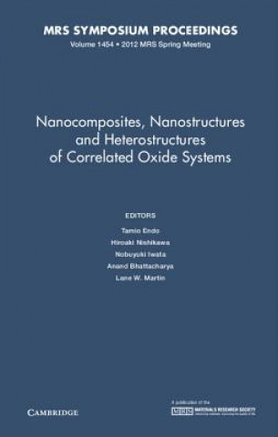 Книга Nanocomposites, Nanostructures and Heterostructures of Correlated Oxide Systems: Volume 1454 Tamio Endo