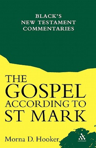 Könyv Gospel According To St. Mark Morna Hooker