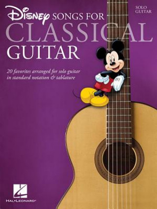 Carte Disney Songs for Classical Guitar 