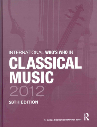 Carte International Who's Who in Classical/Popular Music Set 2012 