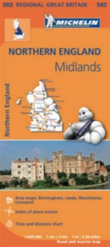 Drucksachen Northern England - Michelin Regional Map 502 