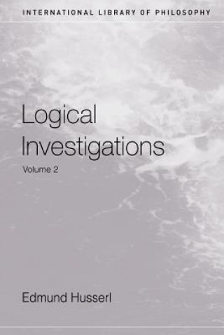 Kniha Logical Investigations Volume 2 Edmund Husserl