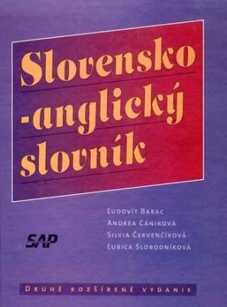 Книга Slovensko - anglický slovník Ľudovít Barác