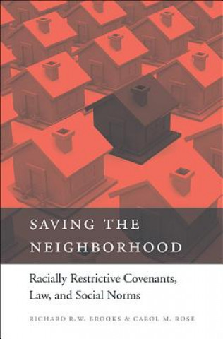 Kniha Saving the Neighborhood Richard RW Brooks