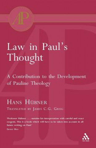 Buch Law in Paul's Thought Hans Hubner