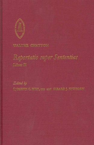 Kniha Reportatio Super Sententias II Walter Chatton