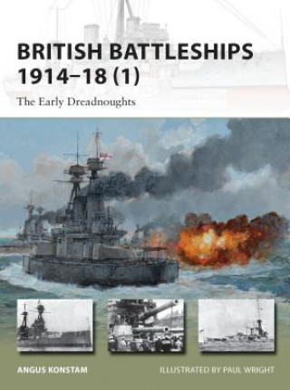 Könyv British Battleships 1914-18 (1) Angus Konstam