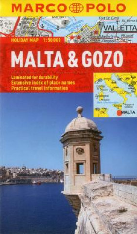 Materiale tipărite Malta & Gozo Marco Polo Holiday Map Marco Polo