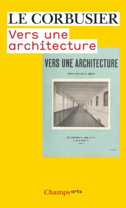 Книга Vers une architecture Le Corbusier