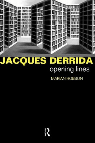 Książka Jacques Derrida Marian Hobson