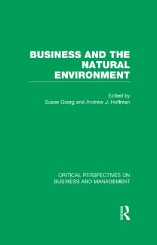 Carte Business and the Natural Environment Andrew J Hoffman