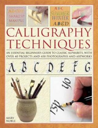 Книга Calligraphy Techniques Mary Noble