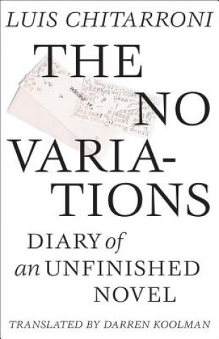 Livro No Variations Luis Chitarroni