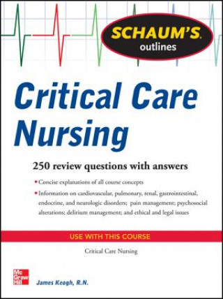 Kniha Schaum's Outline of Critical Care Nursing James Keogh