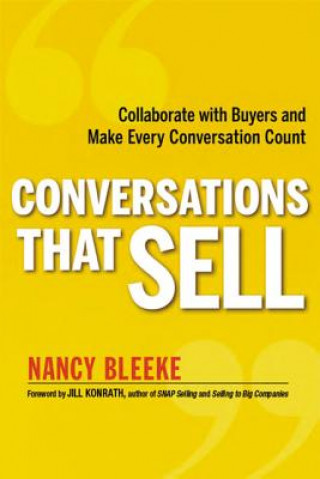 Kniha Conversations That Sell Nancy Bleeke
