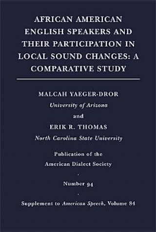 Kniha African American English Speakers and Their Participation in Malcah Yaeger Dror