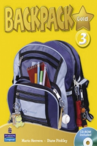 Kniha Backpack Gold 3 SBk & CD Rom N/E Pk Diane Pinkley